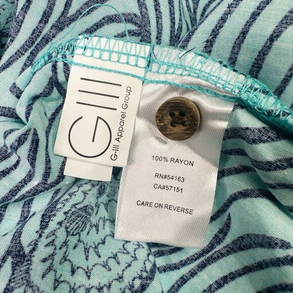 Margaritaville Aruba Blue Button-Down Shirt - Size XL - Picture 5 of 5